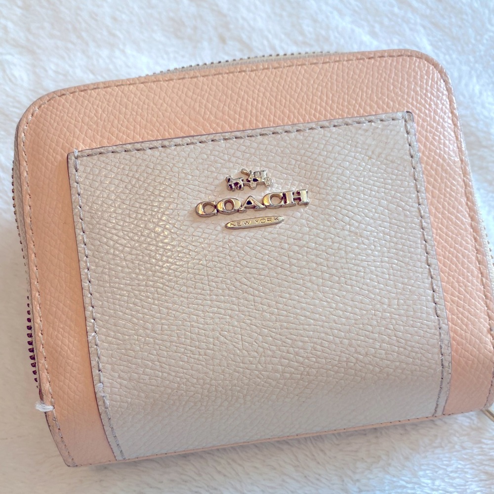 Coach wallet apricot / chalk